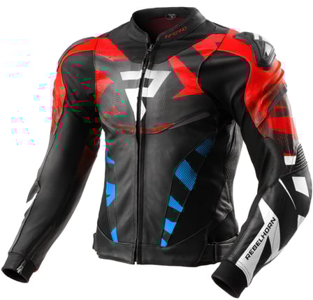 Rebelhorn Inferno Jacket Black/Blue/White/Red