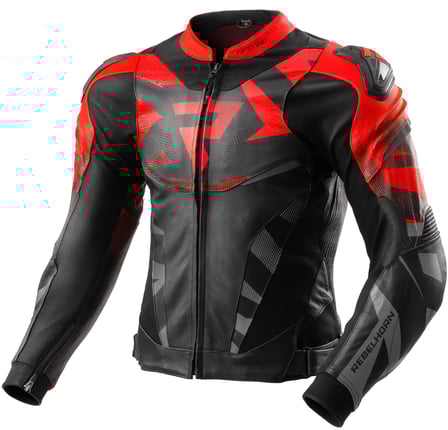 Rebelhorn Inferno Jacket Black/Fluo Red