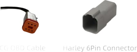 Chigee Technology 6pin OBD adapter kabel Harley Davidson MFP0047