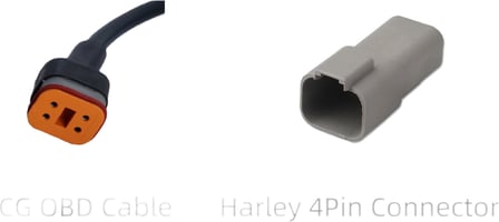 Chigee Technology 4pin OBD adapter kabel Harley Davidson MFP0054