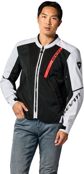 REV'IT GT-R 4 Air Jacket Black/White