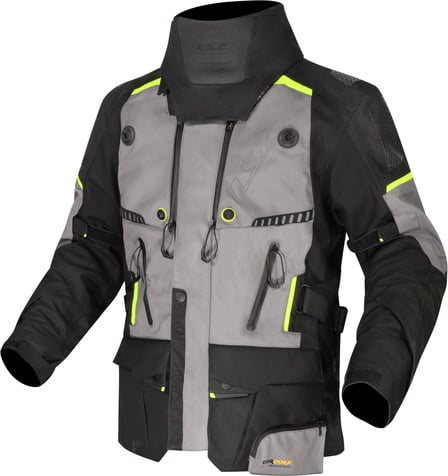 LS3 Apollo Jacket Black/Dark Grey/H-V Yellow