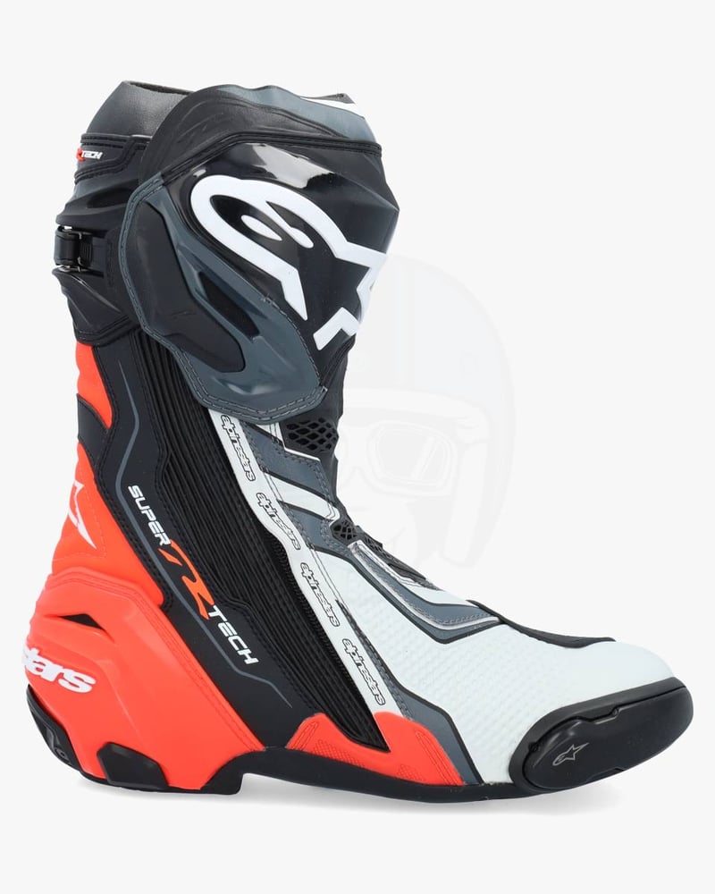 【新品】alpinestars SUPERTECH-R BOOT 2220021 Alpinestars Supertech R 2021 Boots Fluo Red 1329 - Worldwide Shipping!