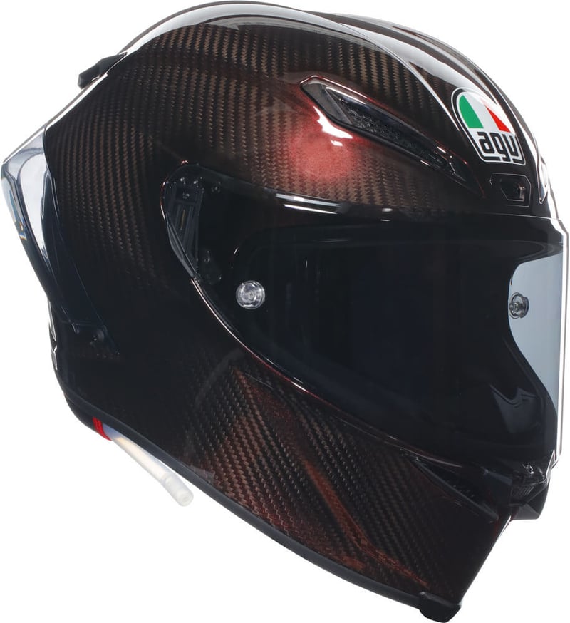 AGV PISTA GP RR Mono Red Carbon - Worldwide Shipping!