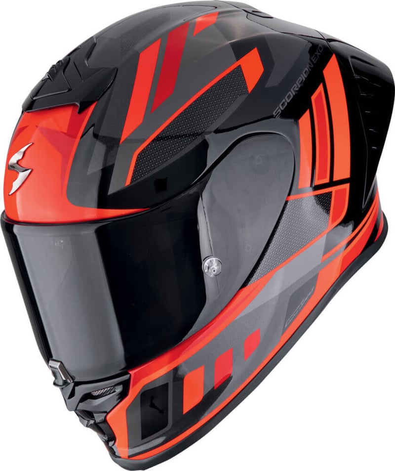 Scorpion EXO-R1 EVO II AIR Vital Black/Silver/Red - Worldwide