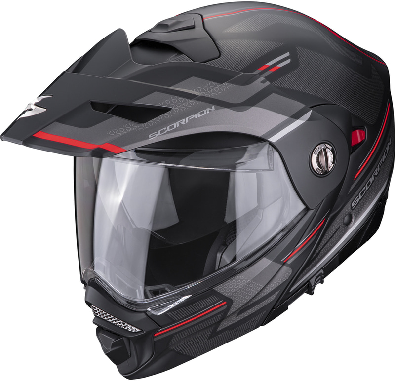 Scorpion ADX-2 Carrera Matt Black/Red - Worldwide Shipping!