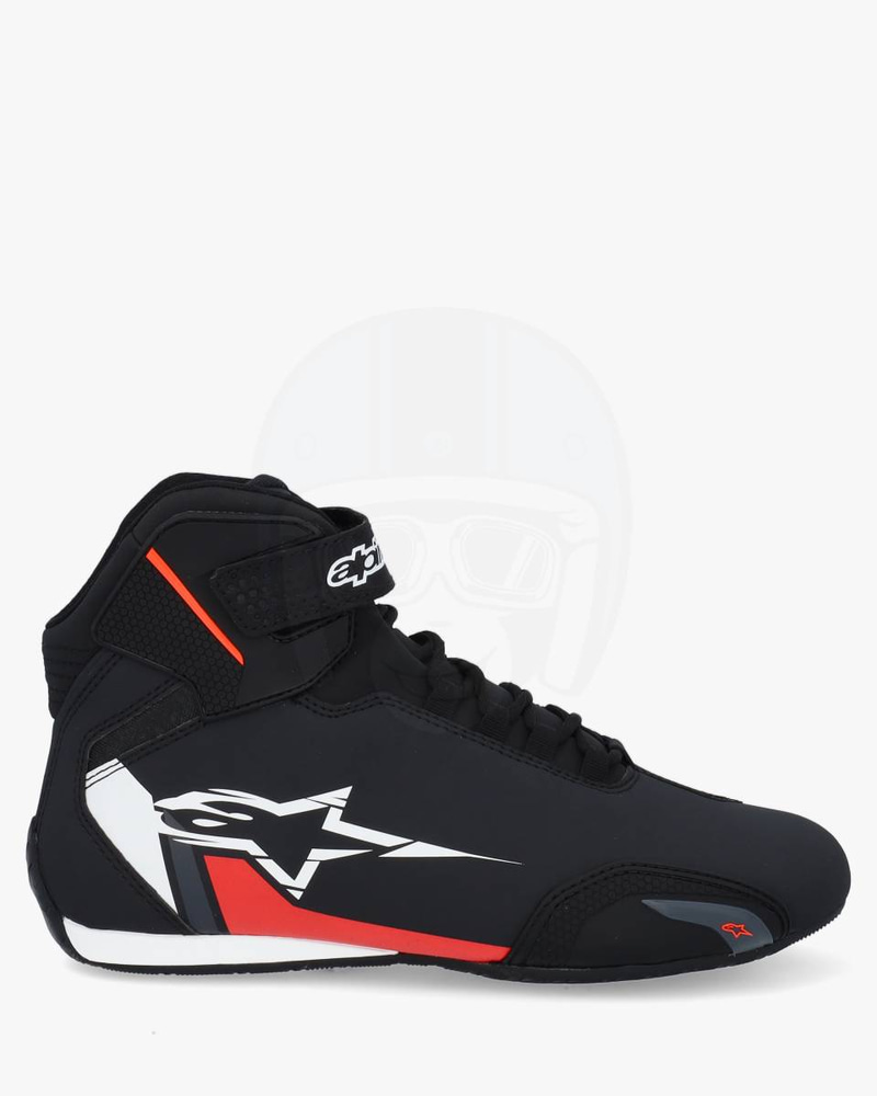 Alpinestars Sektor Shoes Red Fluo 1231 - Worldwide Shipping!