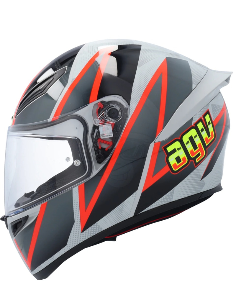 agv k1 s blipper Helmet Gray/Red quality materials AGV K1 S Blipper Helmet