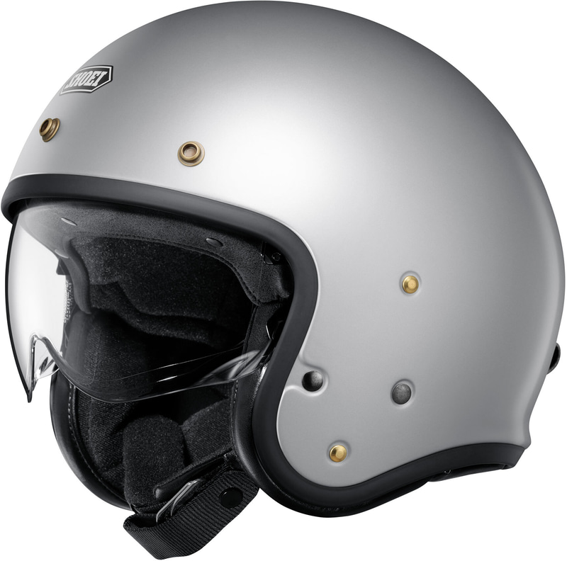 Shoei J.O2 Matt Light Silver - Worldwide Shipping!