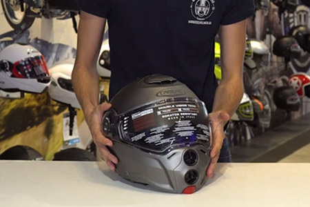 caberg droid iron helmet Buy Online with Free Shipping superbikestore Features such as the integral sun visor make a Caberg helmet a very popular choice. CABERG Droid Iron For Sale