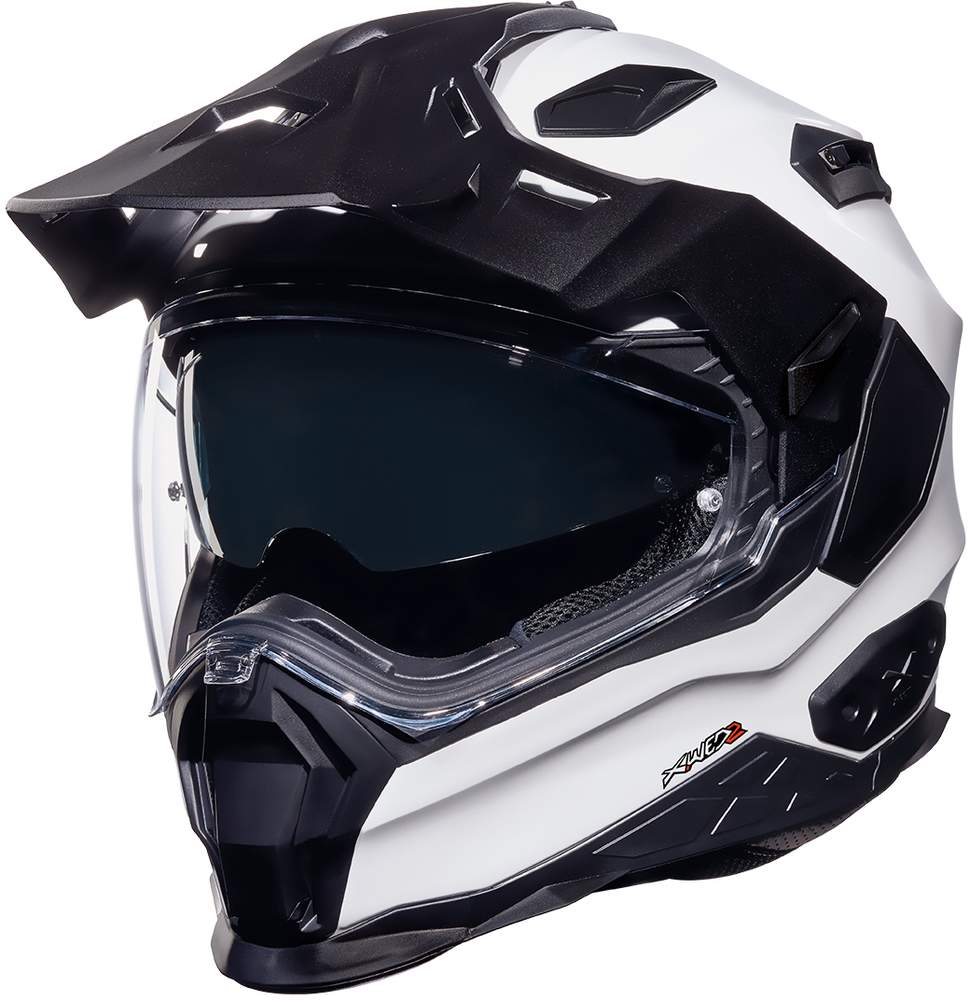 Nexx X.WED2 PLAIN CASCO DE AVENTURA BLANCO M