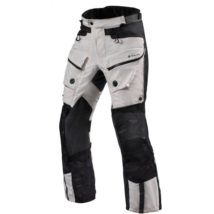 REV'IT Defender 3 GTX Trousers Silver/Black