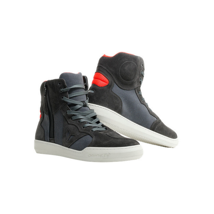 Dainese Metropolis Shoes Carbon/Fluo Red T88