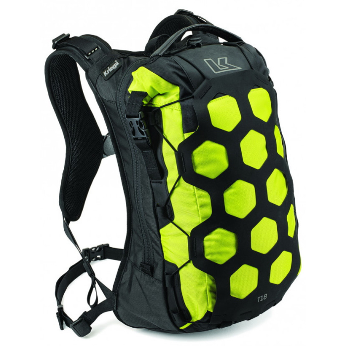 Kriega Trail 18 Rugtas Fluo Yellow