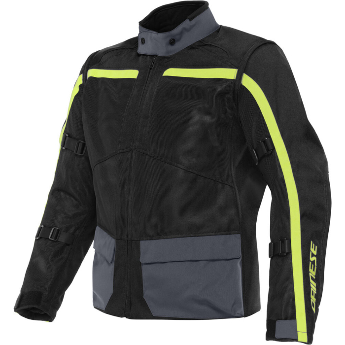 Dainese Outlaw Tex Jacket Black/Fluo Yellow 13F