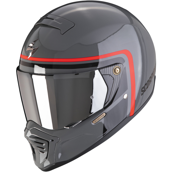 Scorpion EXO-HX1 Nostalgia Cement Grey/Black/Red