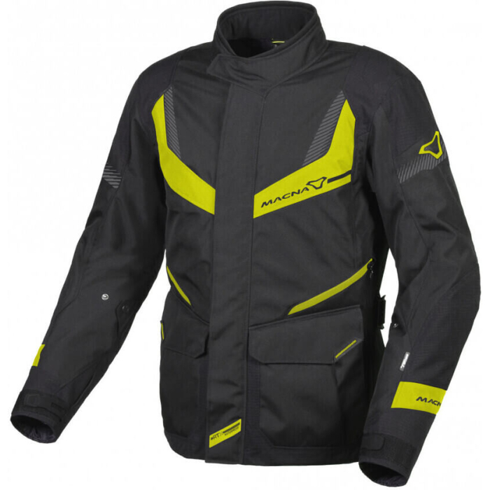 Macna Rancher Jacket Black/Yellow 170