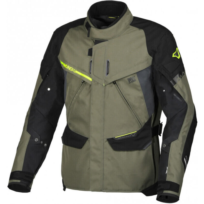 Macna Mundial Jacket Green/Yellow 417