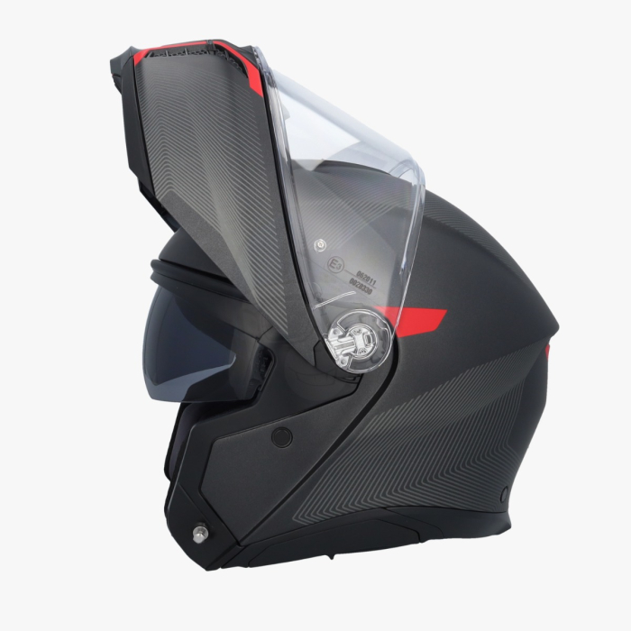 AGV Tourmodular Frequency Matt Gunmetal/Red 005