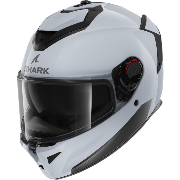 Shark Spartan GT Pro Blank Light White Glossy W03
