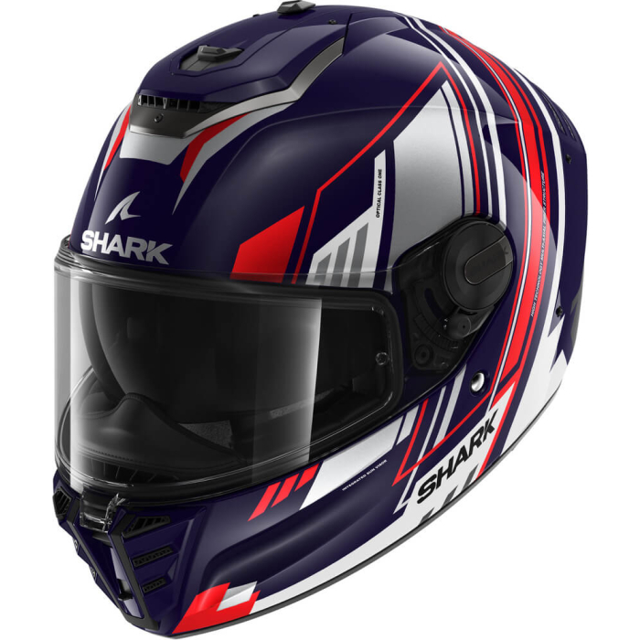 Shark Spartan RS Byhron Blue White Chrome BWU
