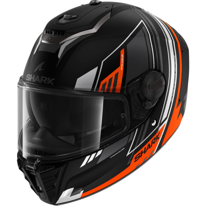 Shark Spartan RS Byhron Mat Black/Orange/Chrome KOU