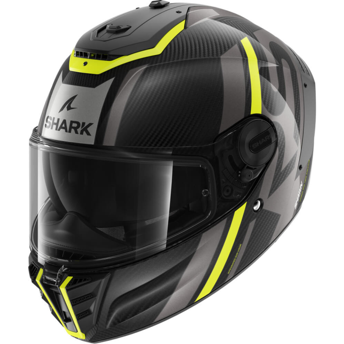 Shark Spartan RS Carbon Shawn Yellow Anthracite DYA