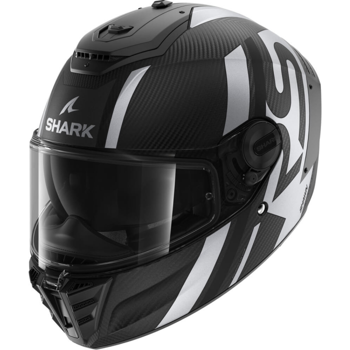 Shark Spartan RS Carbon Shawn Mat Black/Silver DKS