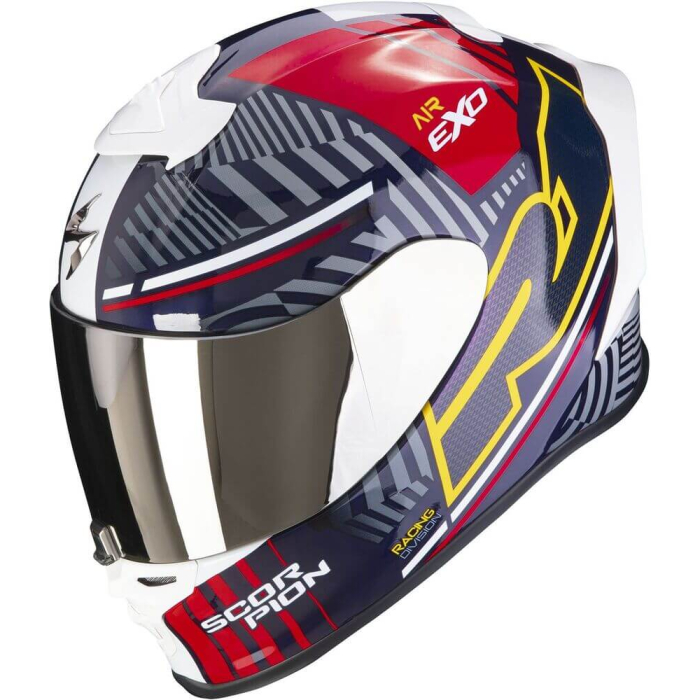 Scorpion EXO-R1 EVO AIR Victory Red/Blue/Yellow