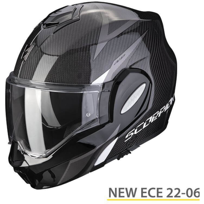 Scorpion EXO-Tech EVO Carbon Top Black/White