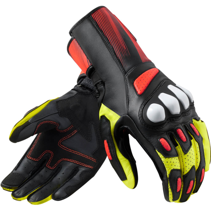 REV'IT Metis 2 Gloves Black/Neon Yellow
