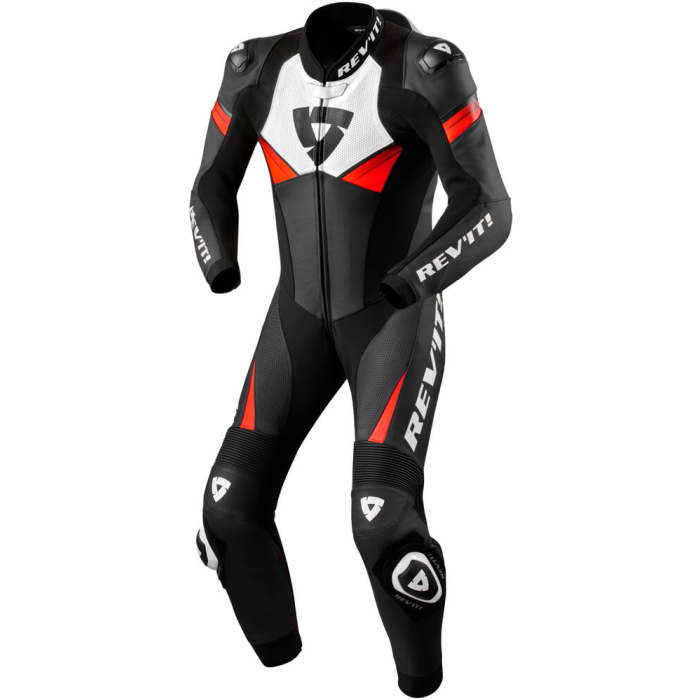 REV'IT Argon 2 One Piece Black/Neon Red