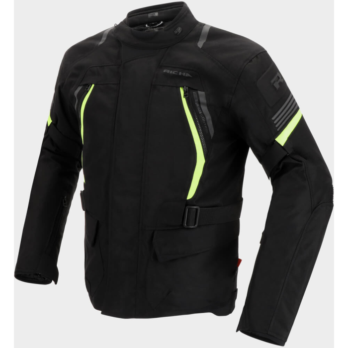 Richa Phantom 3 Jacket Black/Fluo Yellow 650
