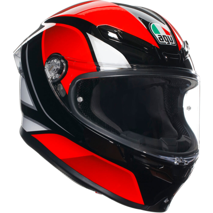AGV K6 S Hyphen Black/Red/White