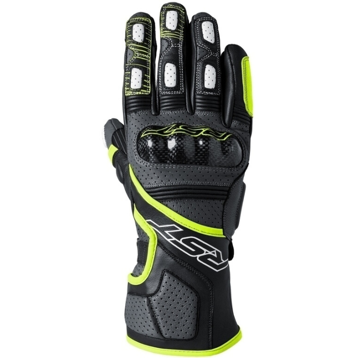 RST Fulcrum CE Gloves Grey/Fluo Yellow/Black