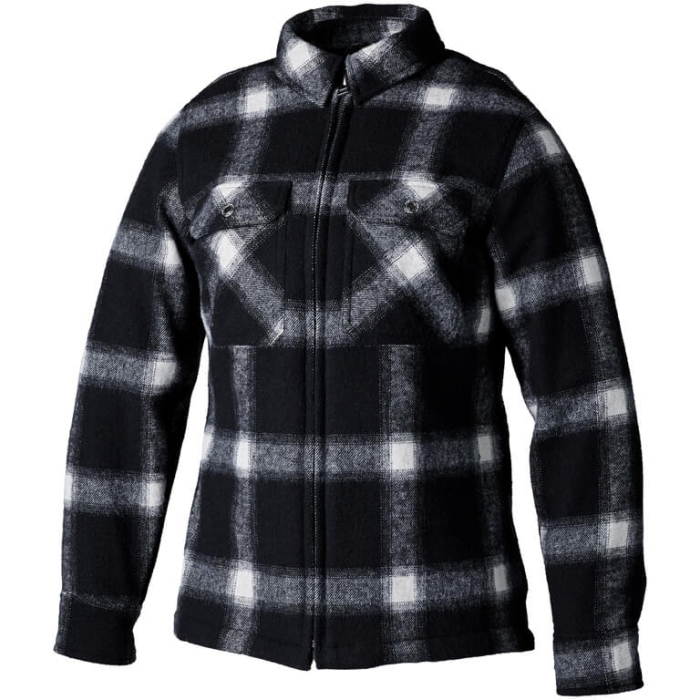 RST Brushed CE Ladies Jacket Black/White Check