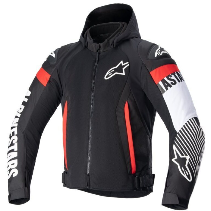 Alpinestars Zaca Air Jacket Black White Red Fluo 1231