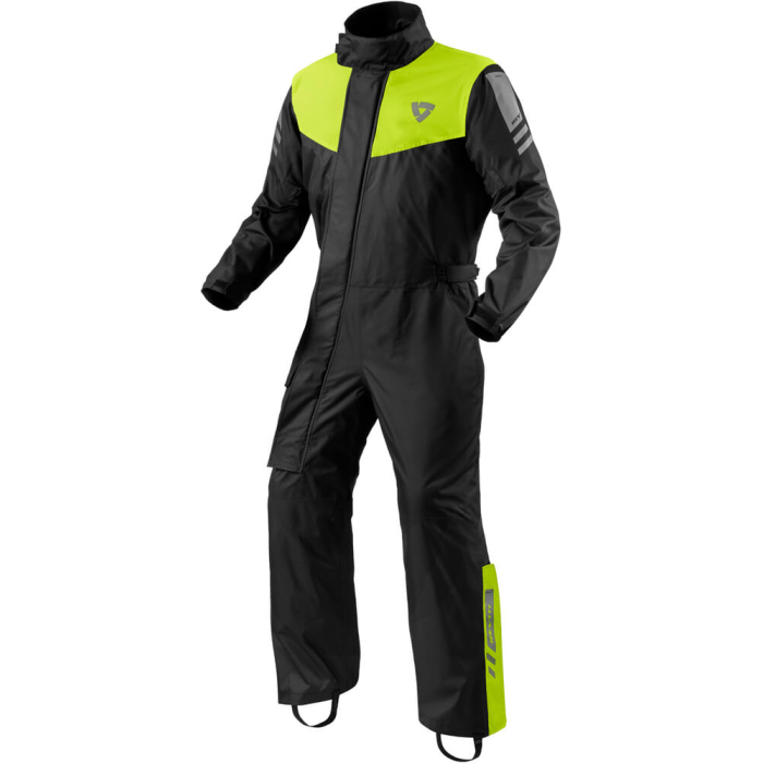 REV'IT Pacific 4 H2O Rainsuit Black/Neon Yellow