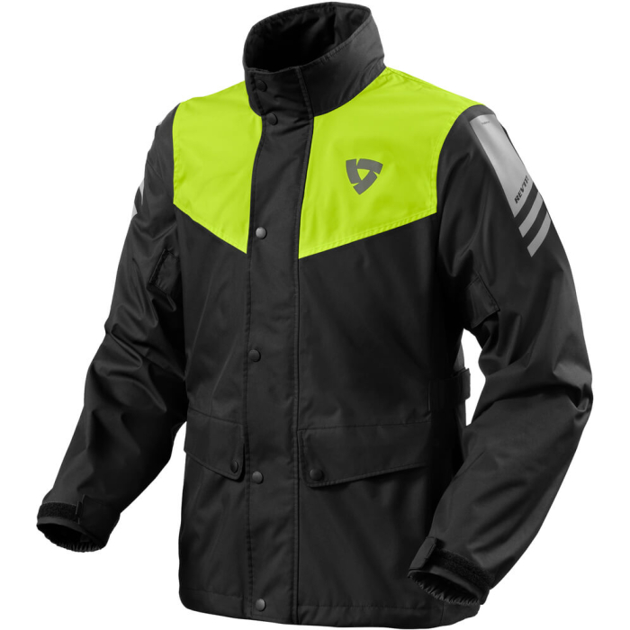 REV'IT Nitric 4 H2O Rainjacket Black/Neon Yellow