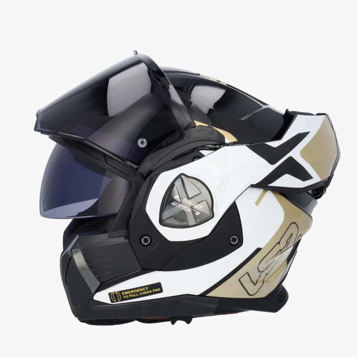 LS2 FF901 Advant X Metryk Black Gold 06