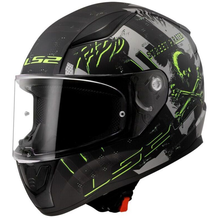 LS2 FF353 Rapid II Pirates Mat Titanium
