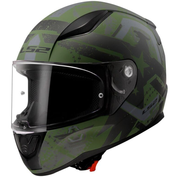 LS2 FF353 Rapid II Thunder Birds Mat Military