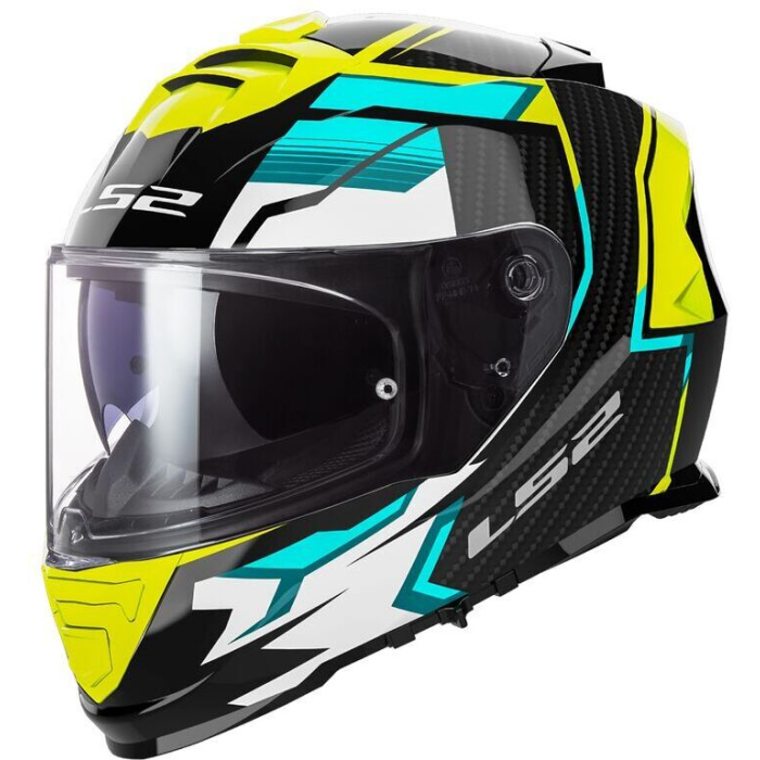 LS2 FF800 Storm II Tracker Black H-V Yellow