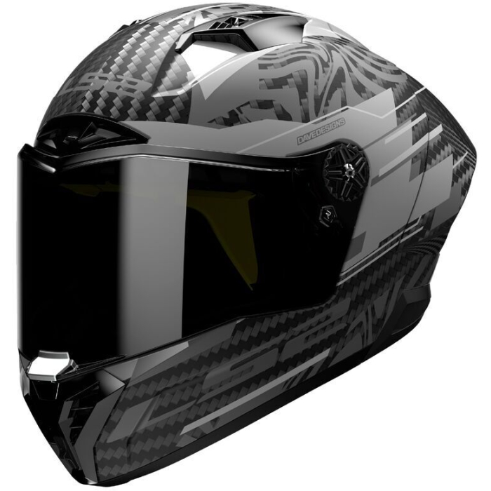 LS2 FF805 Thunder Carbon Gp Aero Polar Mat Black