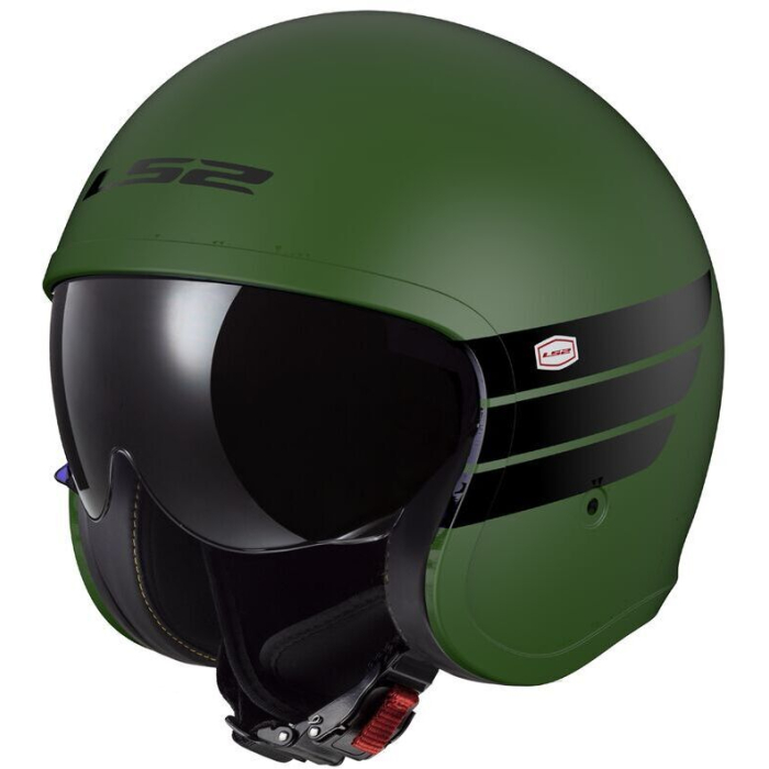 LS2 OF599 Spitfire II Retro Mat Military Green