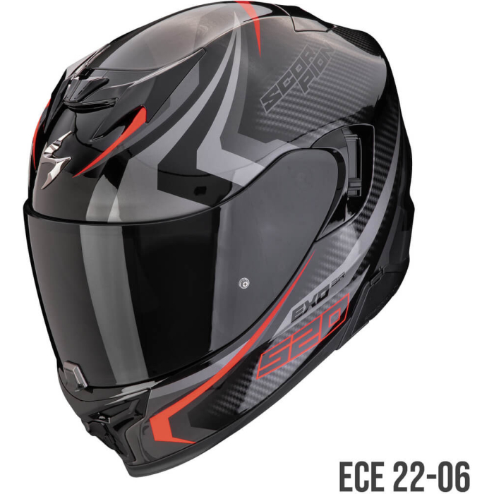 Scorpion EXO-520 EVO AIR Terra Black/Silver/Red