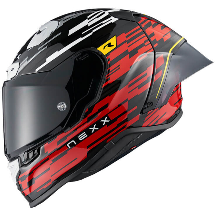 NEXX X.R3R Glitch Racer Red/White