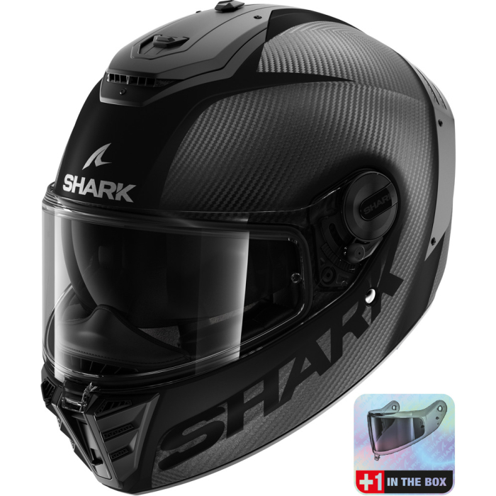 Shark Spartan RS Carbon Skin Mat Visor In The Box DMA