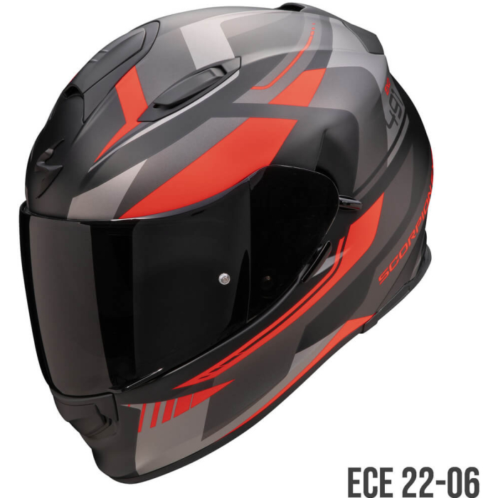 Scorpion EXO-491 Abilis Matt Black/Silver/Red