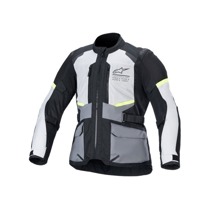 Alpinestars Andes Air Drystar Jacket Ice Gray Dark Gray Black 9191